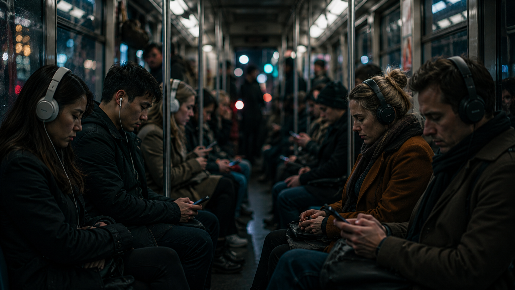 The Wall of Earphones – Why Do We Choose to Isolate Ourselves?