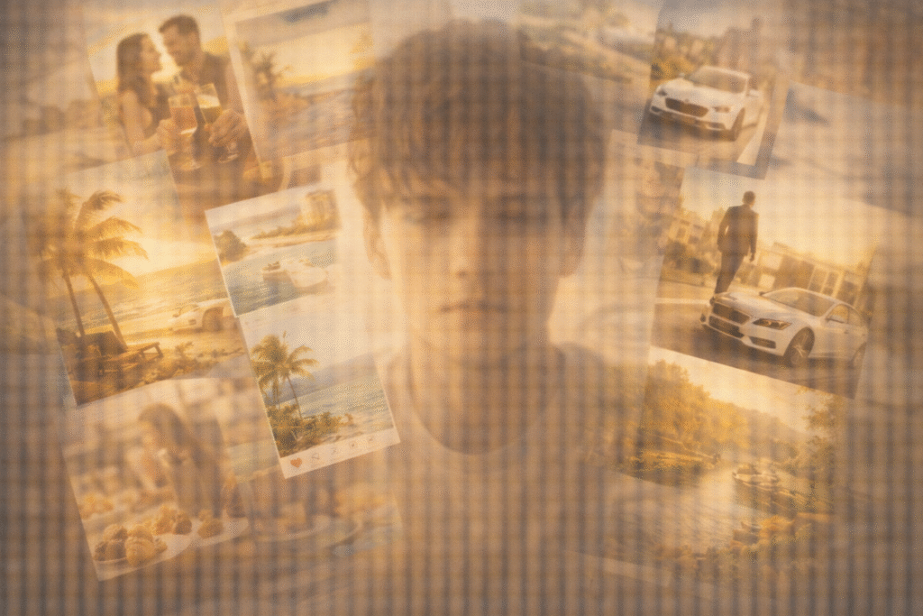 Algorithm-driven social media images amplifying comparison and lack