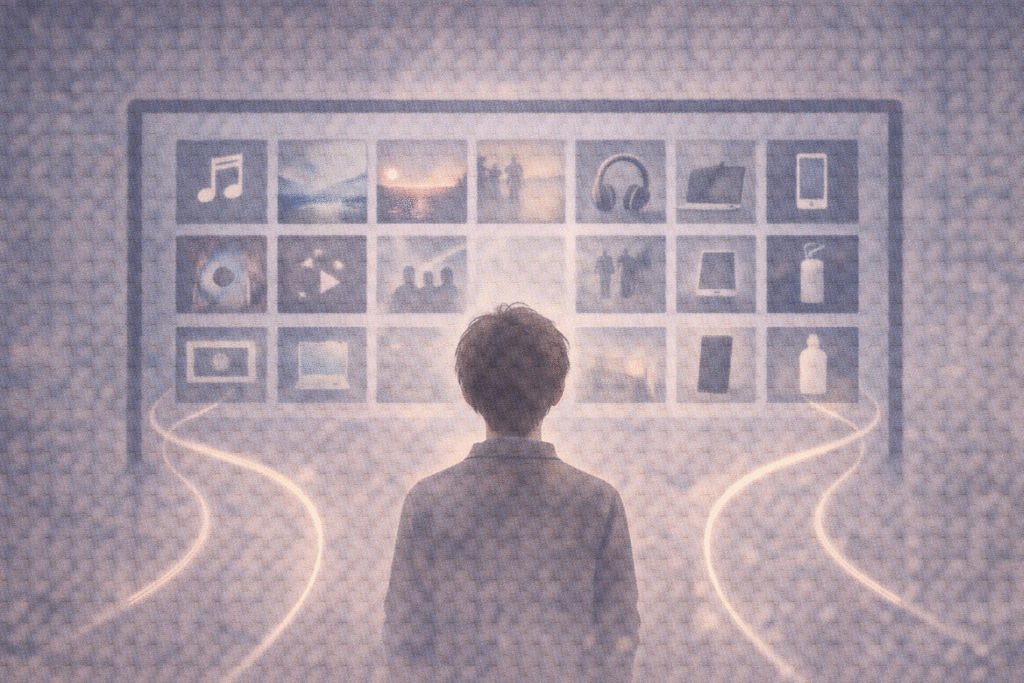 Algorithmic recommendations shaping personal choices