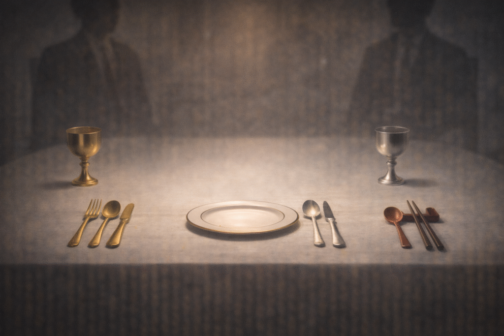 Dining etiquette as a system of social discipline