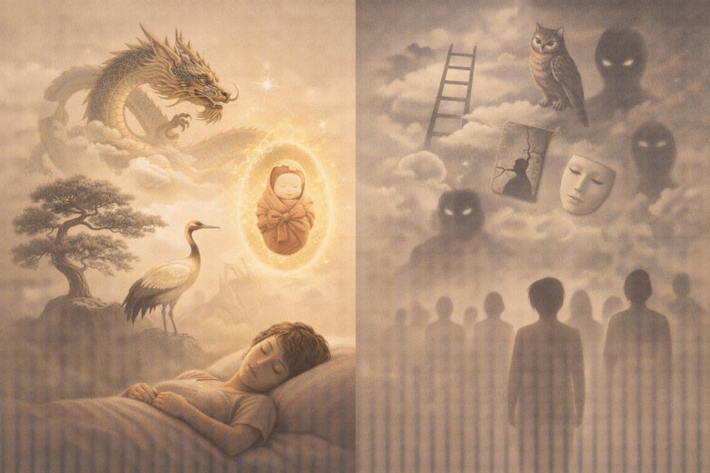 Different cultural symbols used to interpret dreams