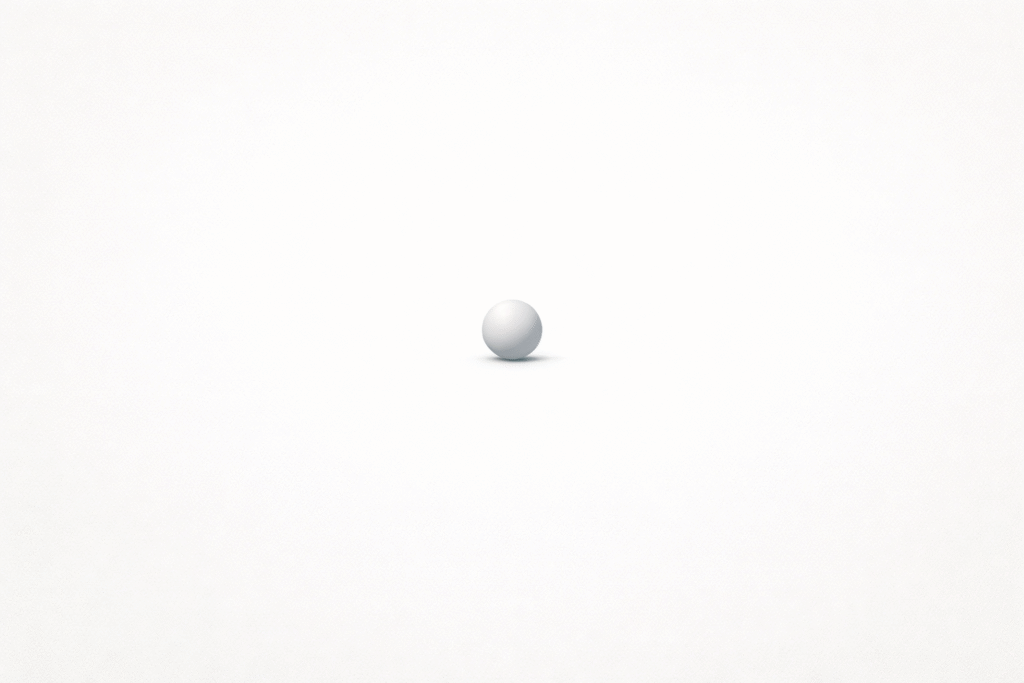 Minimal composition showing power of empty space in design