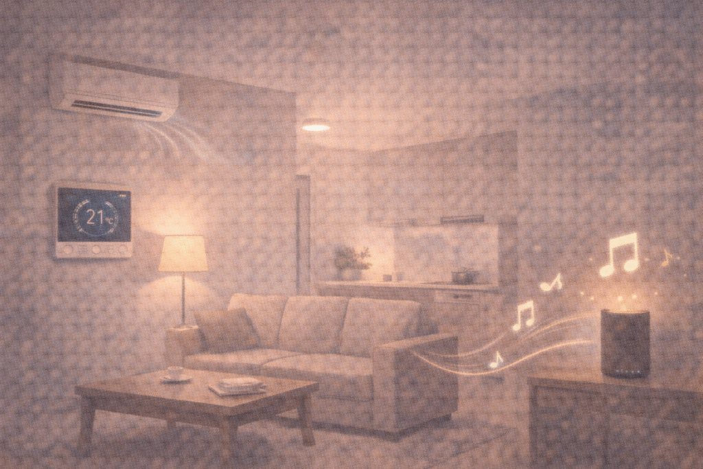 Automated smart home adjusting daily life without human action