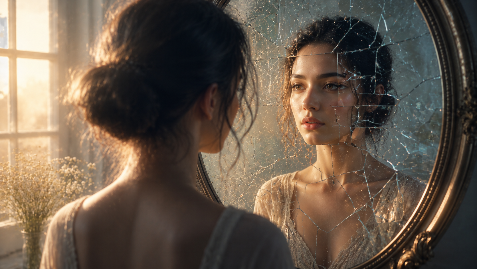 human reflection between imperfection and perfection