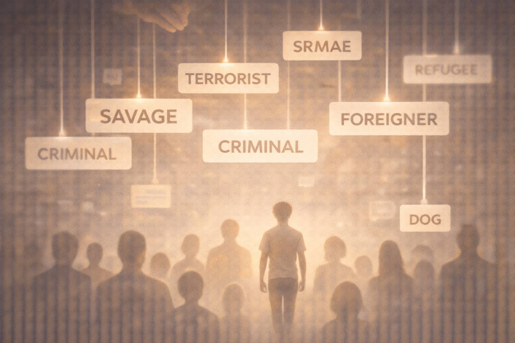 Power dynamics shown through the act of naming others