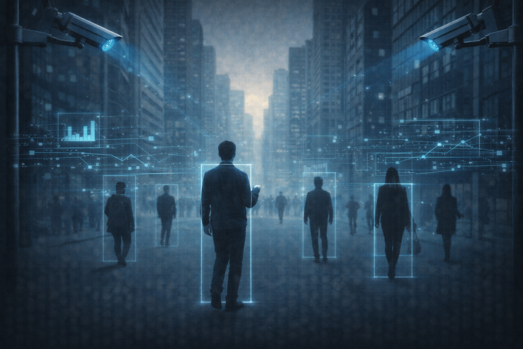 algorithmic surveillance monitoring people in a city