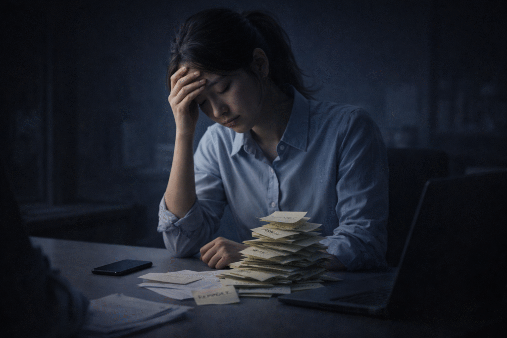 Emotional exhaustion from constant self-restraint