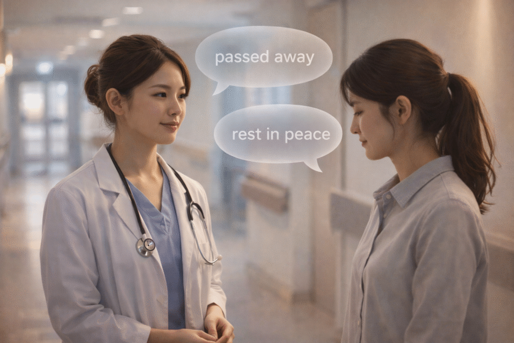 People using euphemisms to soften difficult words