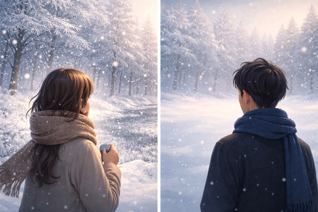 language differences shaping perception of snow