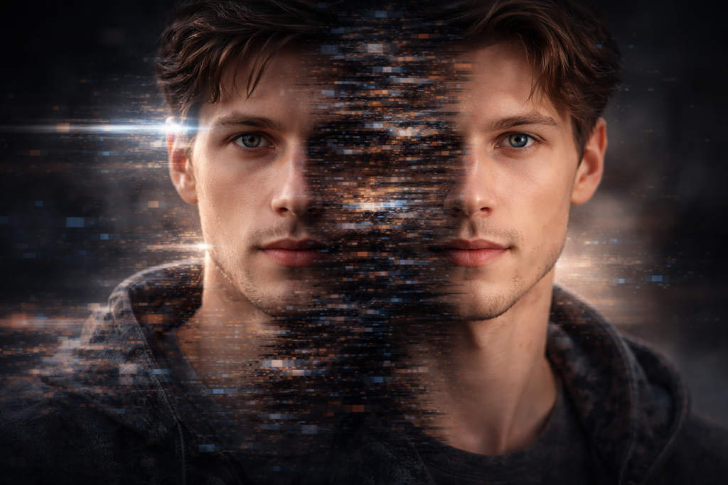 face morphing deepfake distortion