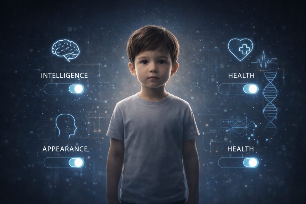 child with selectable genetic traits