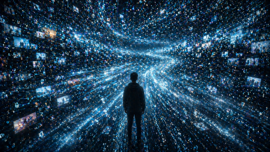 endless digital memory data stream