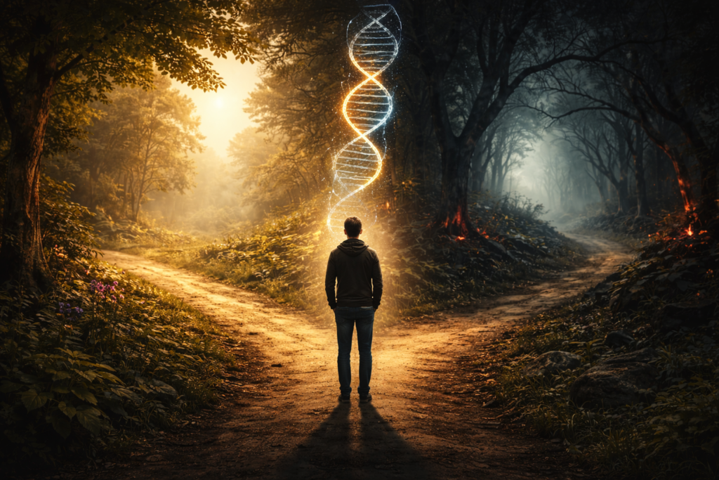 person choosing path ethical crossroads