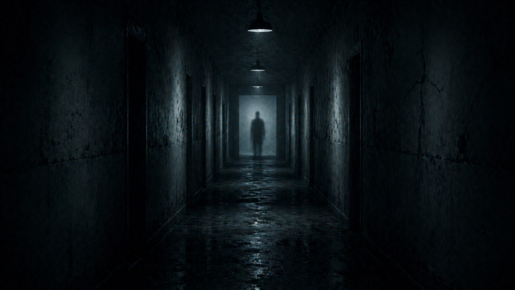 dark corridor shadow fear of unknown