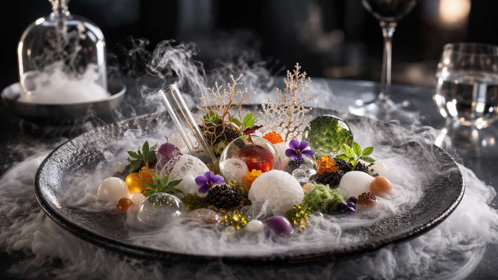 molecular gastronomy modern dish