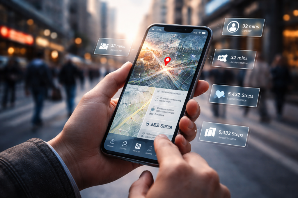 smartphone tracking user data