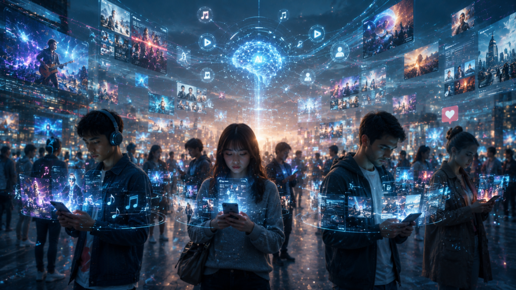 AI algorithms shaping digital culture