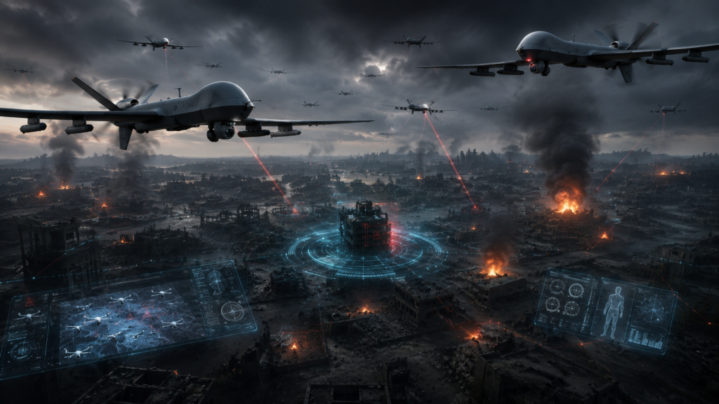 autonomous drones in modern warfare