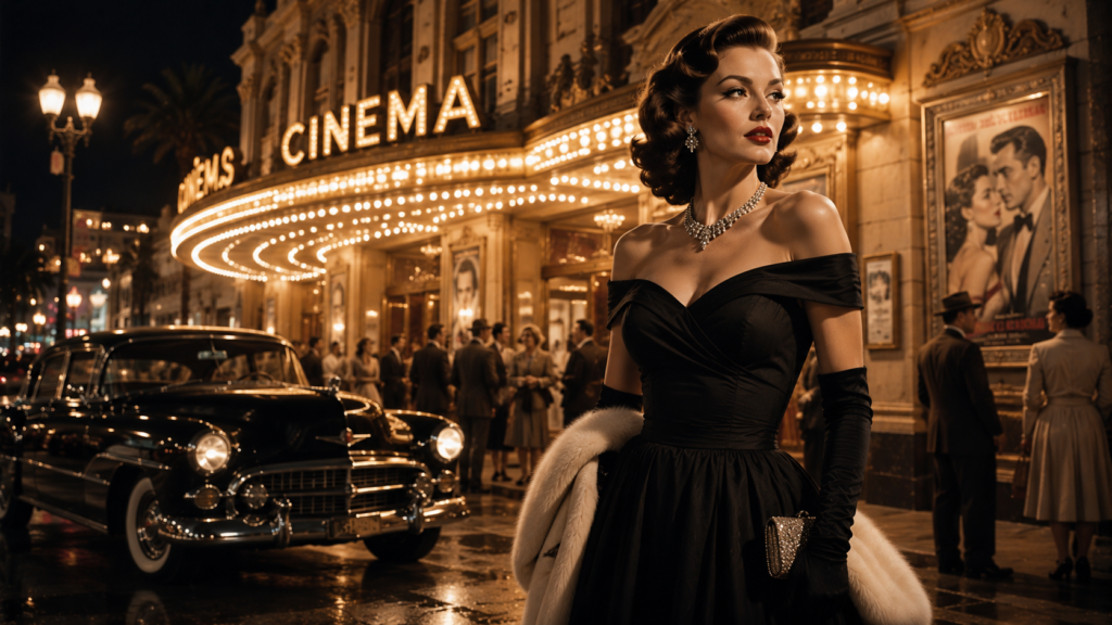 classic Hollywood inspired fashion