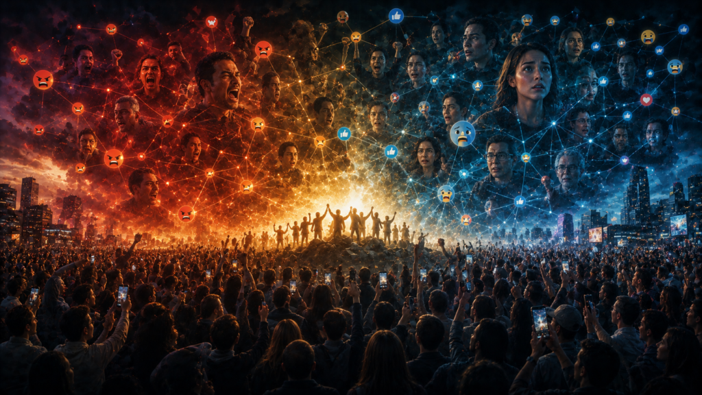 collective emotions spreading through society