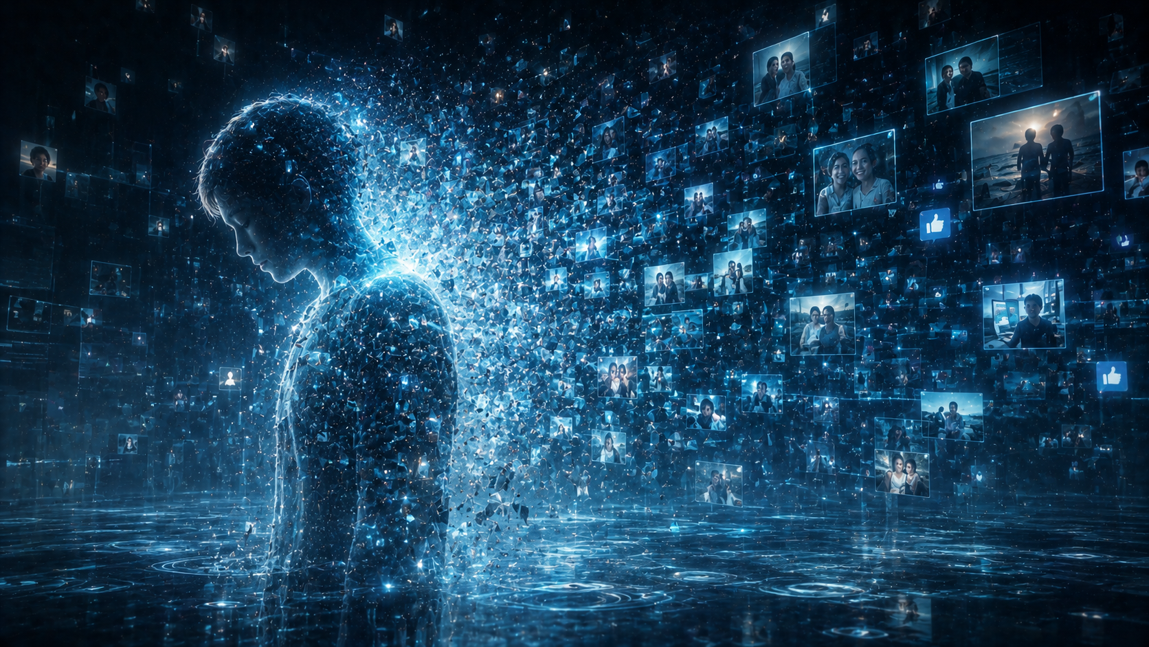 digital ghost remaining in online space