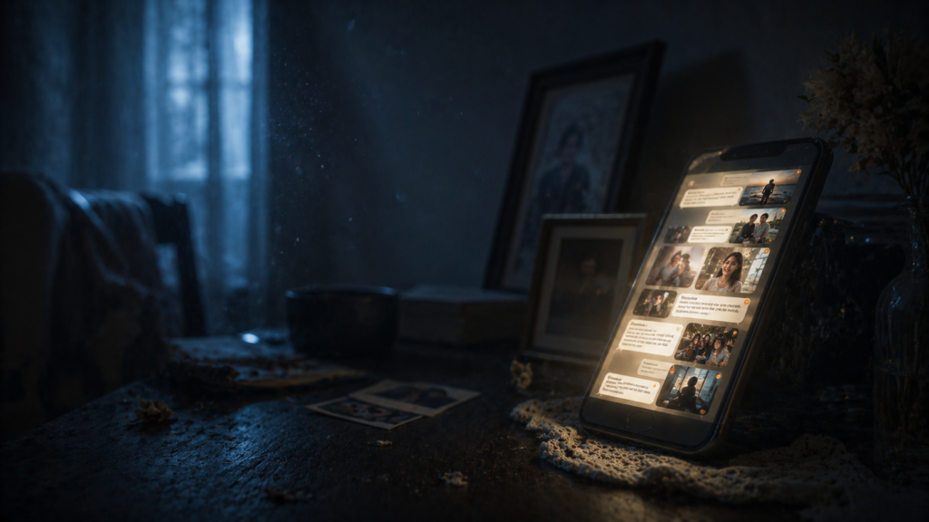 old digital memories remaining after death