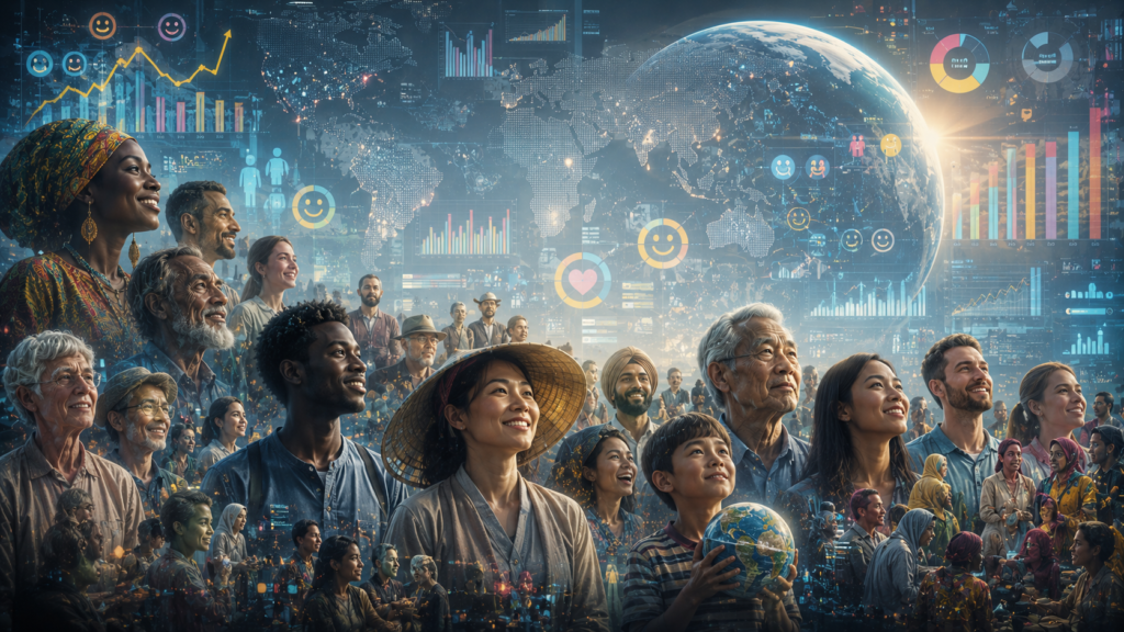 global happiness measurement and human emotion