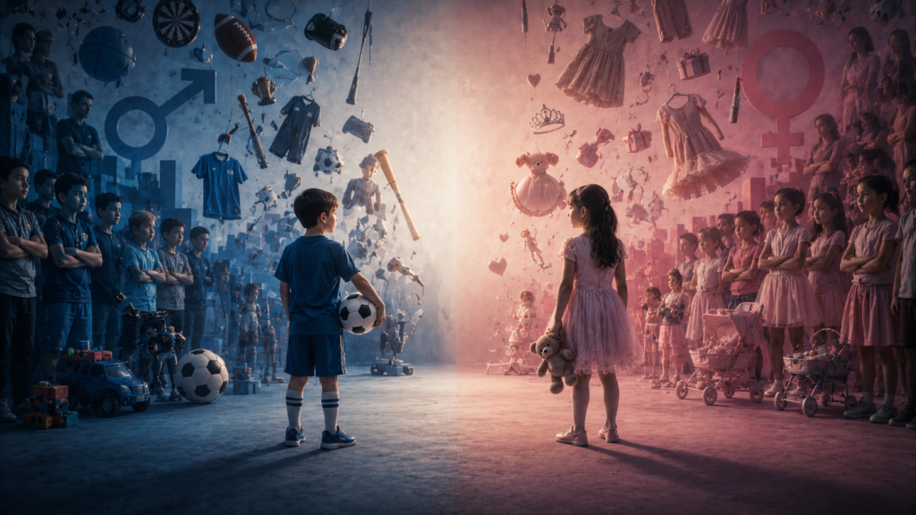 children shaped by gender expectations
