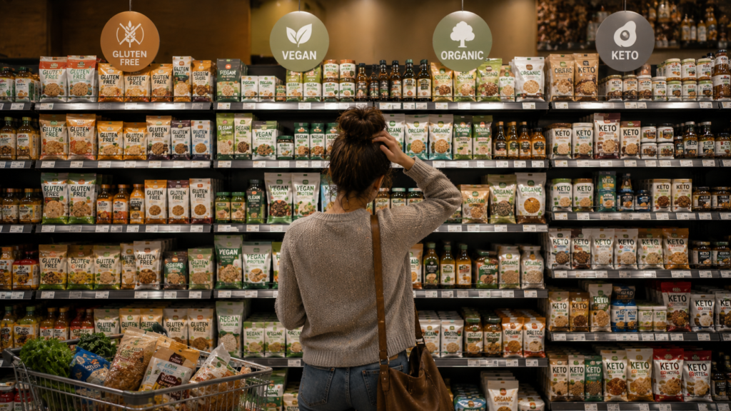 modern consumers facing a growing number of dietary choices