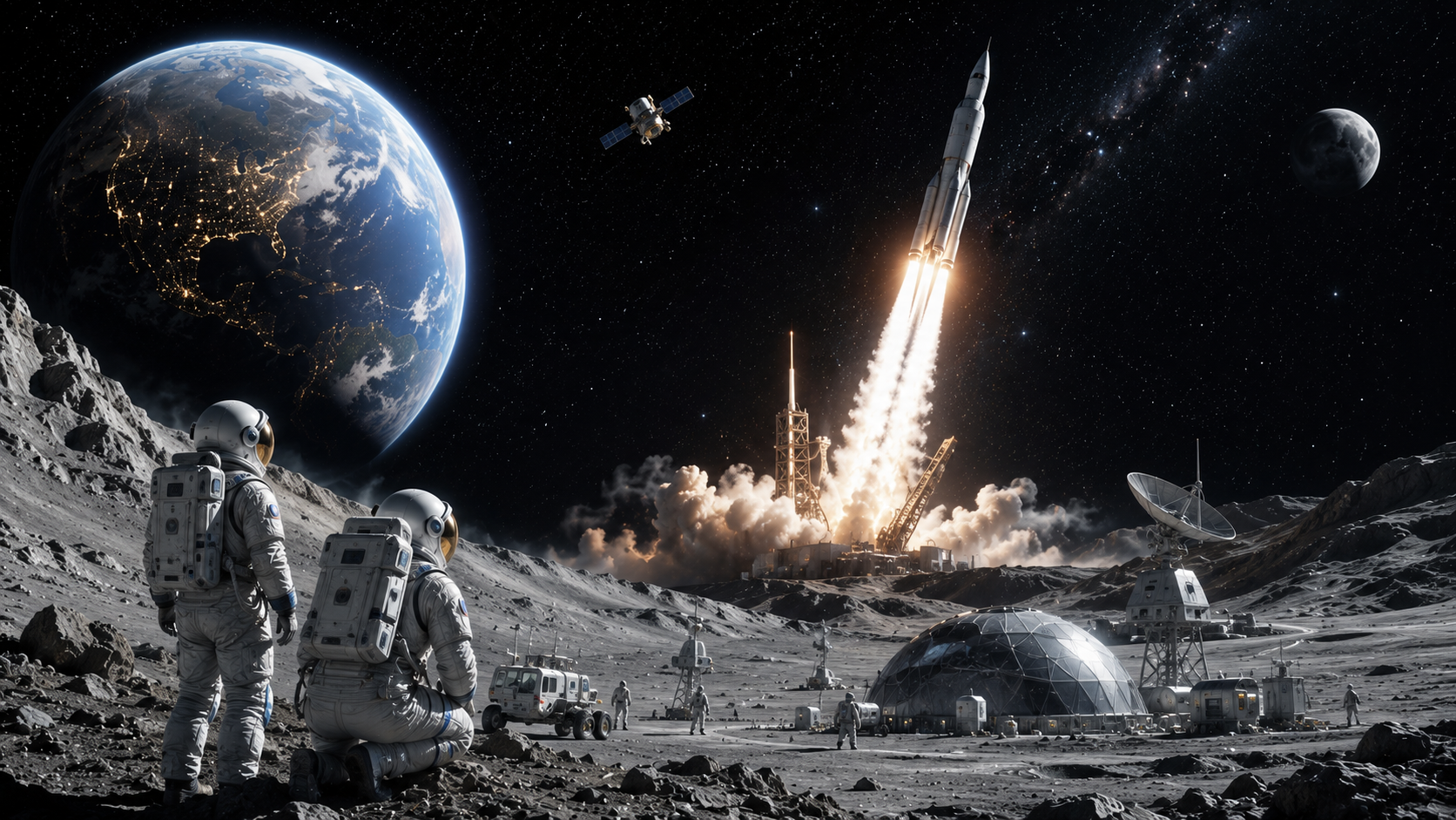 The New Space Age: From Moon Missions to the Space Economy