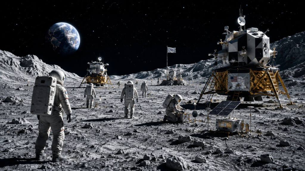 international lunar exploration on the Moon
