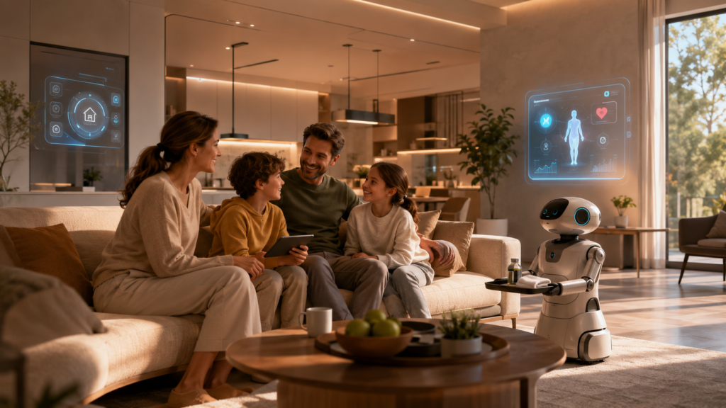 AI technology supporting everyday life while preserving human relationships