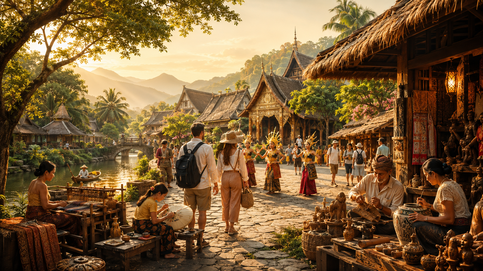 historic cultural village balancing tourism and heritage preservation