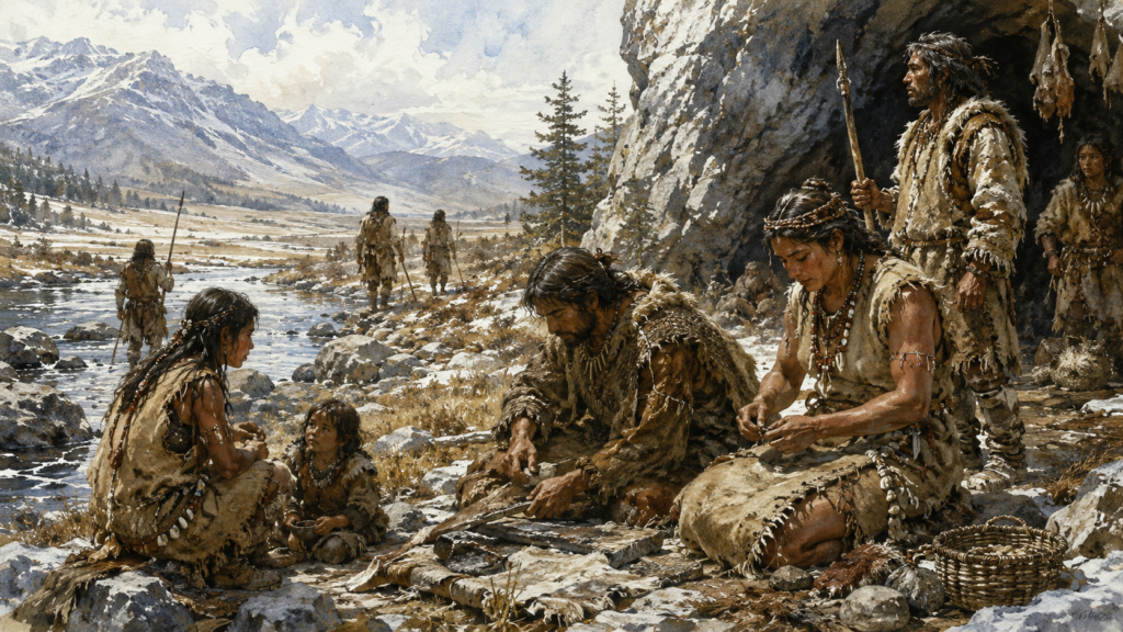early clothing used for protection and emerging cultural expression
