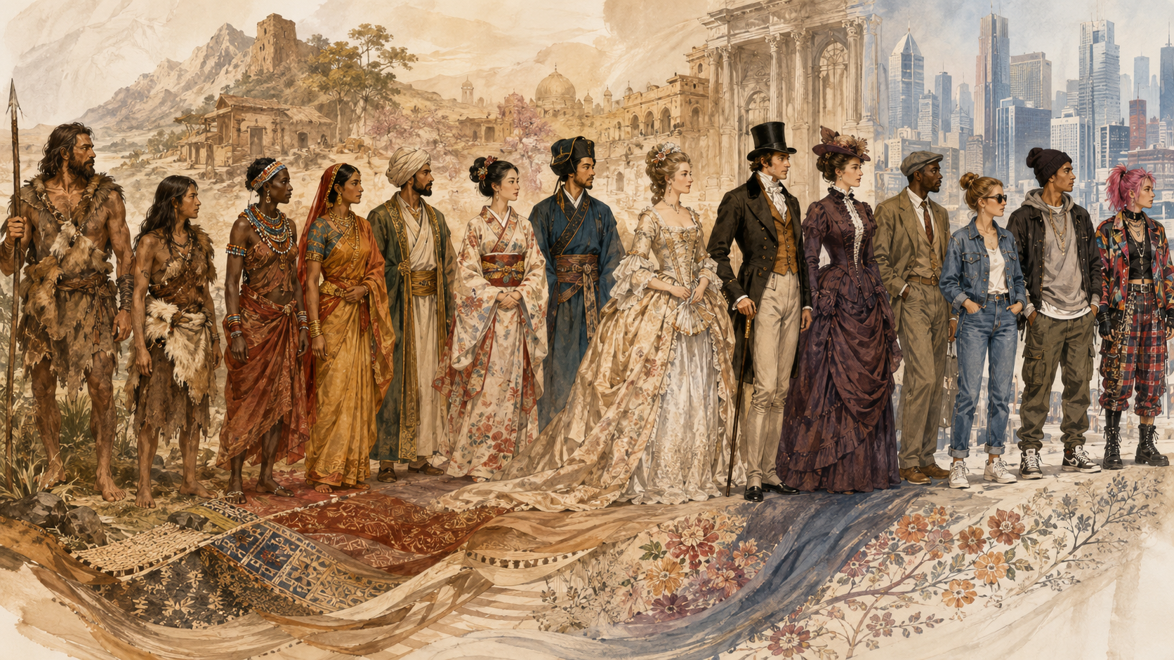evolution of fashion from practical clothing to identity and self-expression