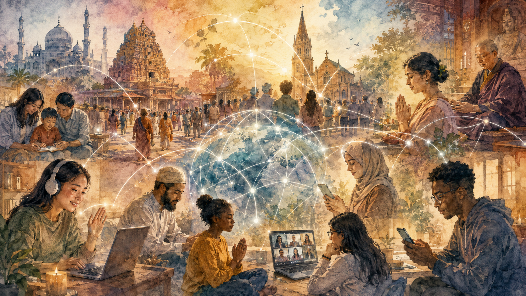 religious communities connected through digital networks in the digital age