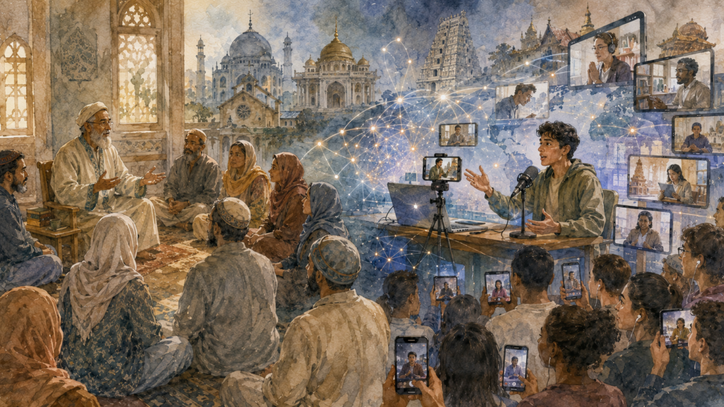 social media and digital platforms reshaping religious authority