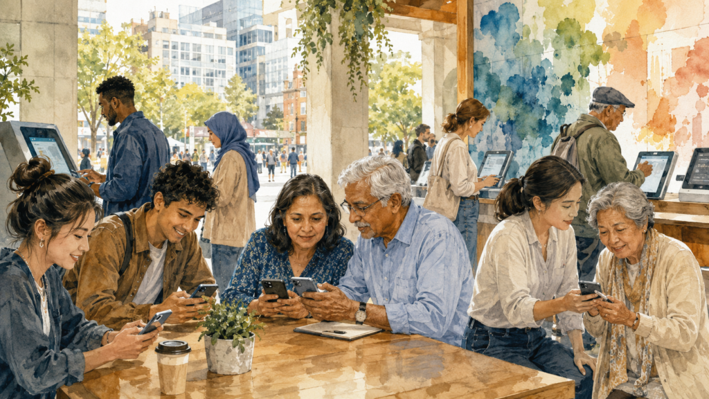 generational differences in access to and confidence with digital technology